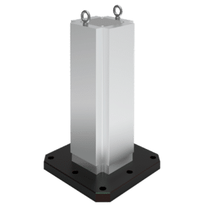 (400mm x 400mm x 638mm) Machinable Tombstone, 4 Face Aluminum