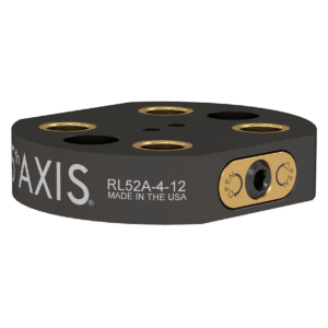 52mm Low Profile Base, Aluminum (Mounting: 2x M12 at 180° on 75mm PCD)