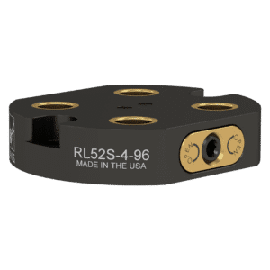 52mm Low Profile Base, Steel (Mounting: 2x M10 at 180° on 96mm PCD)