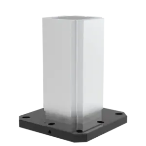 (400mm x 400mm x 500mm) Machinable Tombstone, 4 Face Aluminum